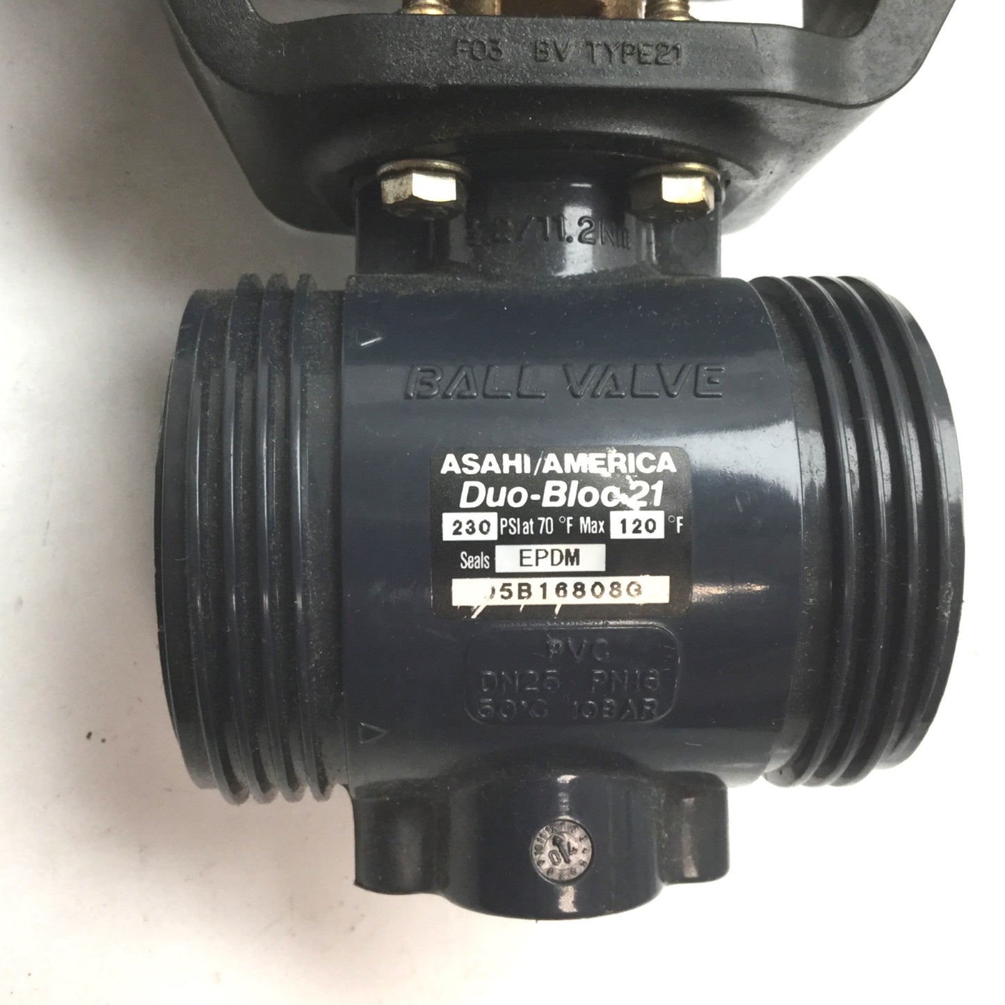 Used Asahi America AP79M2PSNST Pneumatic Actuator Spring Return, Duo-Bloc 21 & 1040N