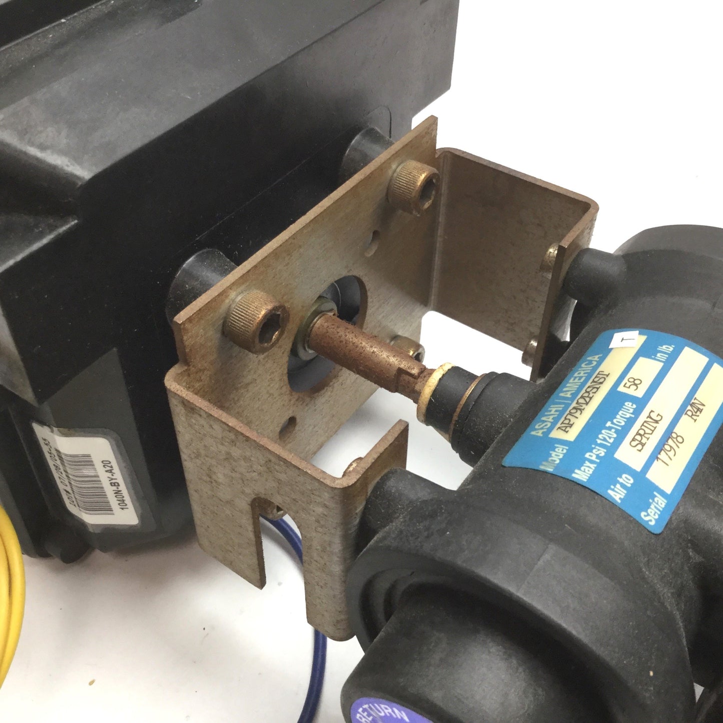 Used Asahi America AP79M2PSNST Pneumatic Actuator Spring Return, Duo-Bloc 21 & 1040N