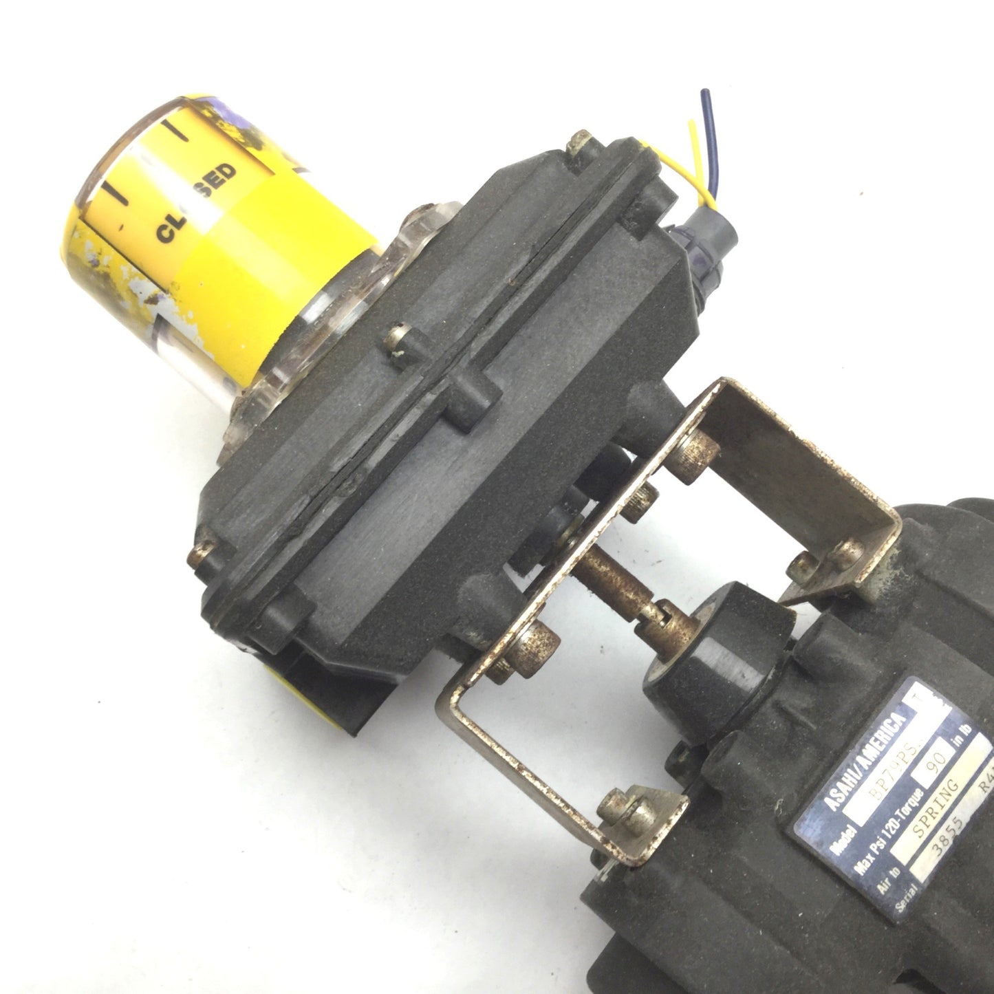 Used Asahi America BP79PSN Pneumatic Actuator Spring Return, Duo-Bloc & 1040N