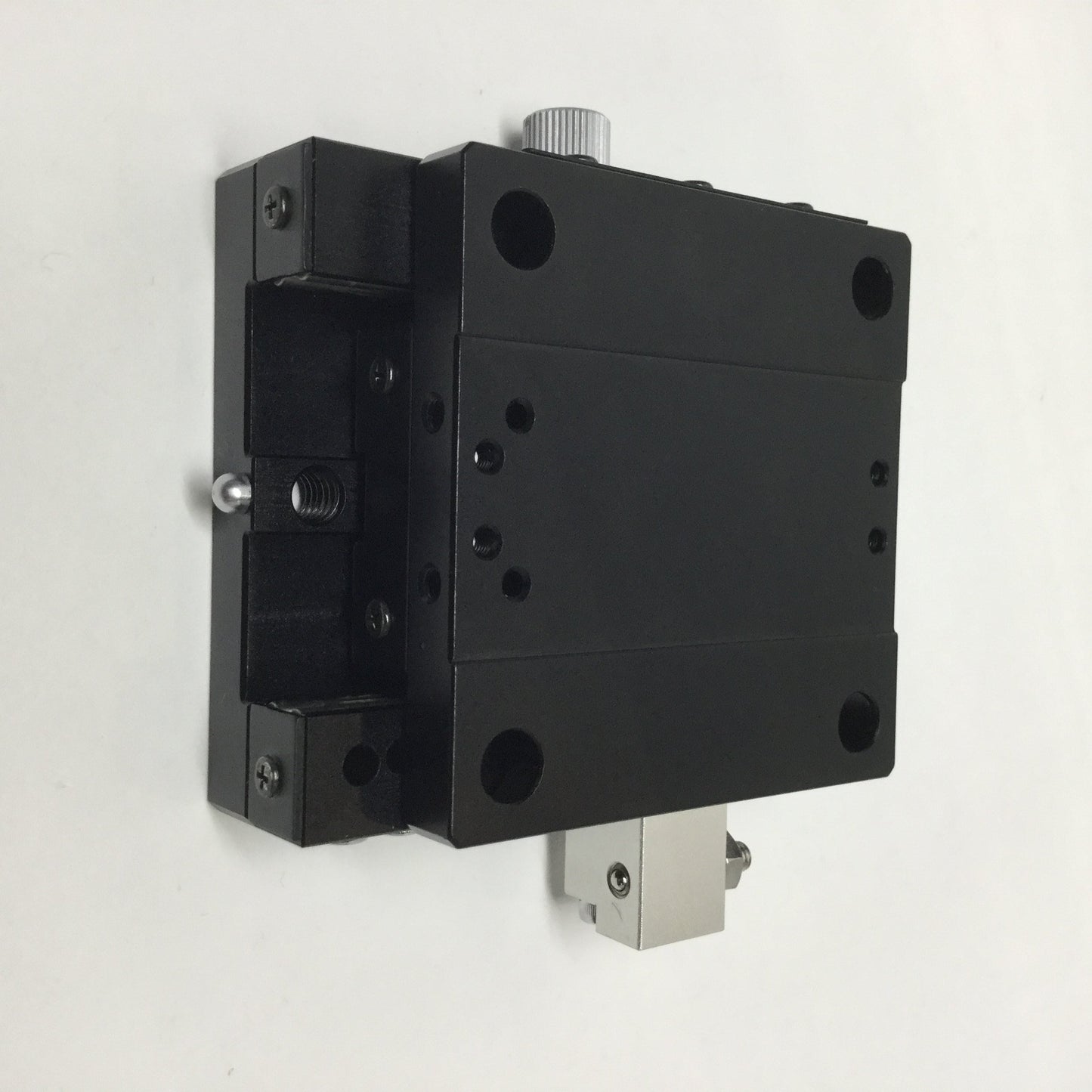 Used OptoSigma TADC-651S25UU Ball Bearing Linear Stage, Aluminum, X-Axis, 65mm x 65mm