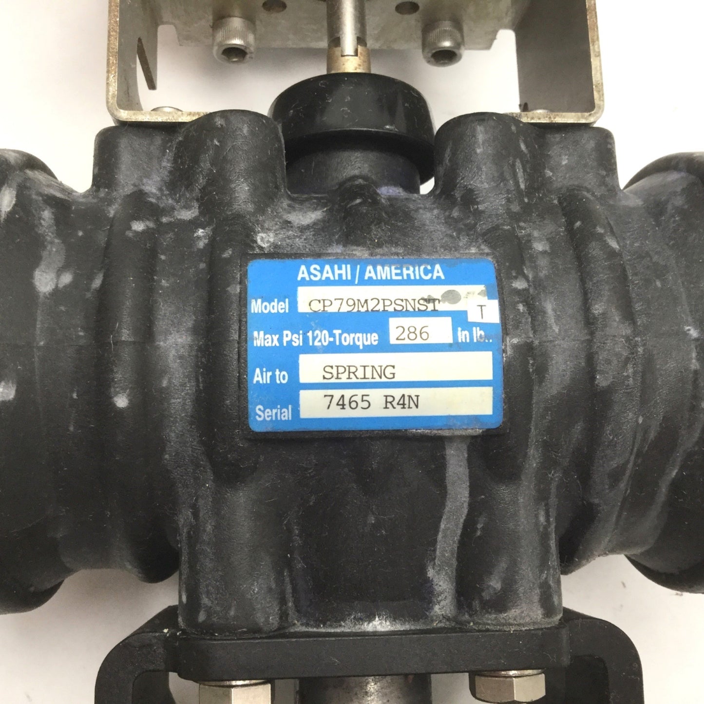 Used Asahi America CP79M2PSNST Pneumatic Actuator Spring Return, 1040N & Duo-Bloc 21