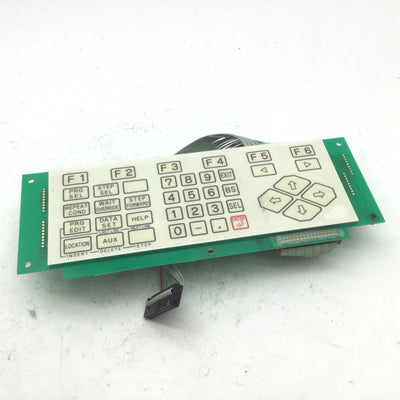 Used Kawasaki JS-5 Human Interface Membrane Keypad 1BQ-30 1BQ-10