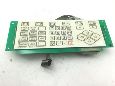 Used Kawasaki JS-5 Human Interface Membrane Keypad 1BQ-30 1BQ-10