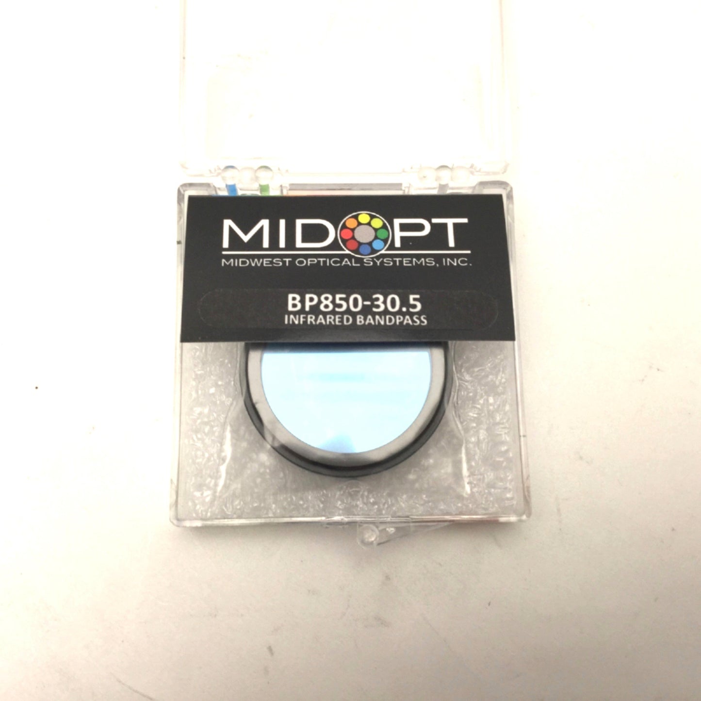 New Midopt BP850-30.5 Infrared Bandpass Filter, Threaded Mount, Range: 820-910nm