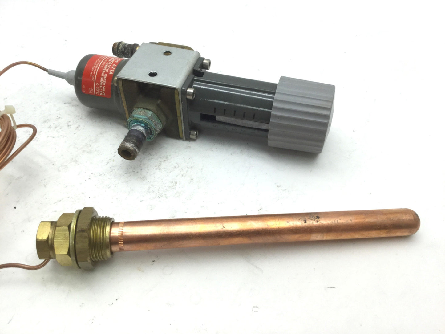 Used Danfoss AVTA Thermostatic Water Valve, Temp Range: 0-30°C, Max Temp: 130°C