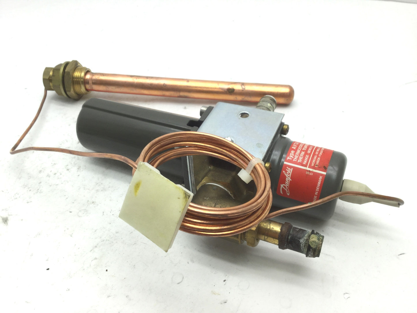 Used Danfoss AVTA Thermostatic Water Valve, Temp Range: 0-30°C Max Temp: 130°C