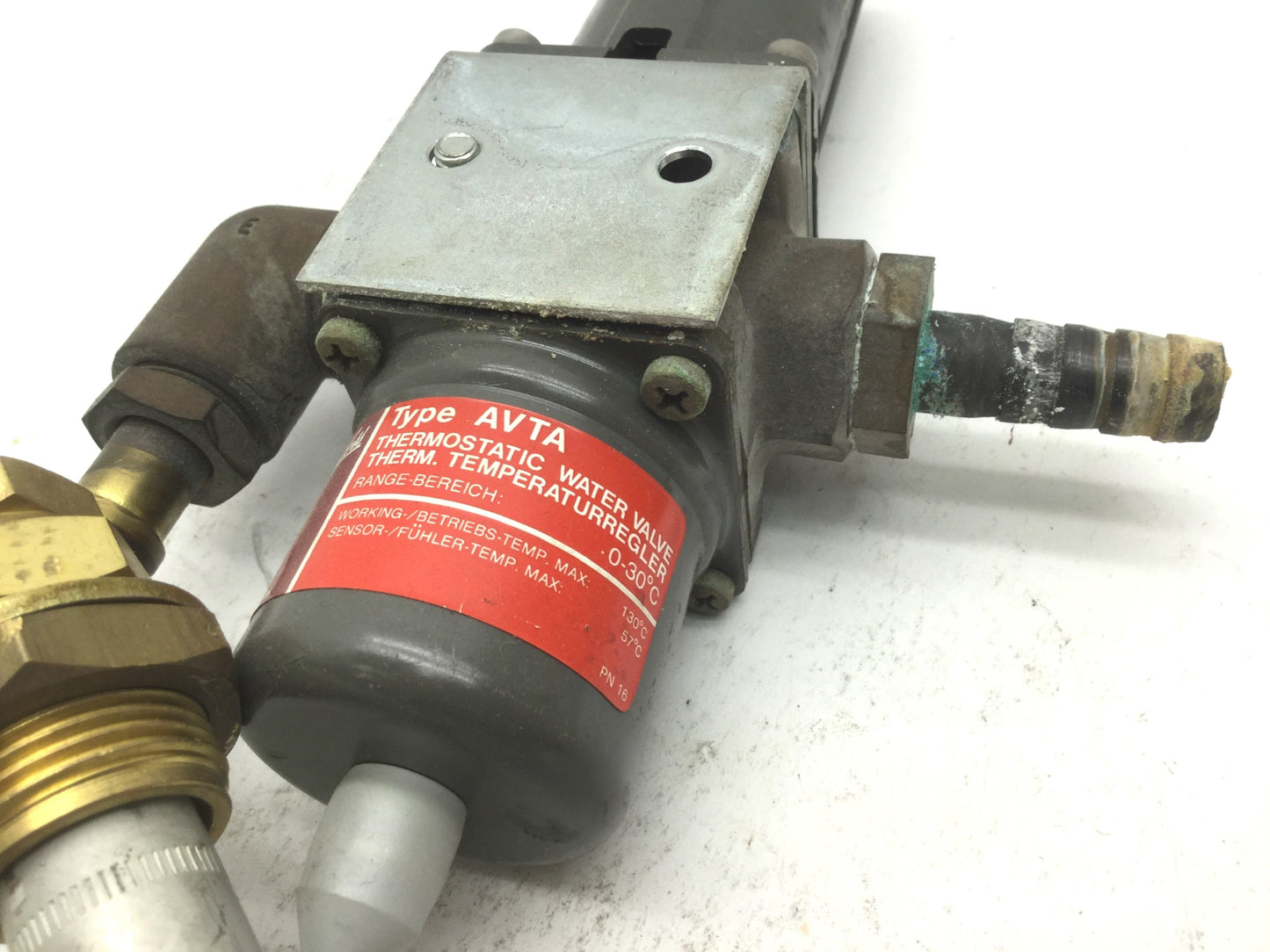 Used Danfoss AVTA Thermostatic Water Valve Temp Range: 0-30°C, Max Temp: 130°C