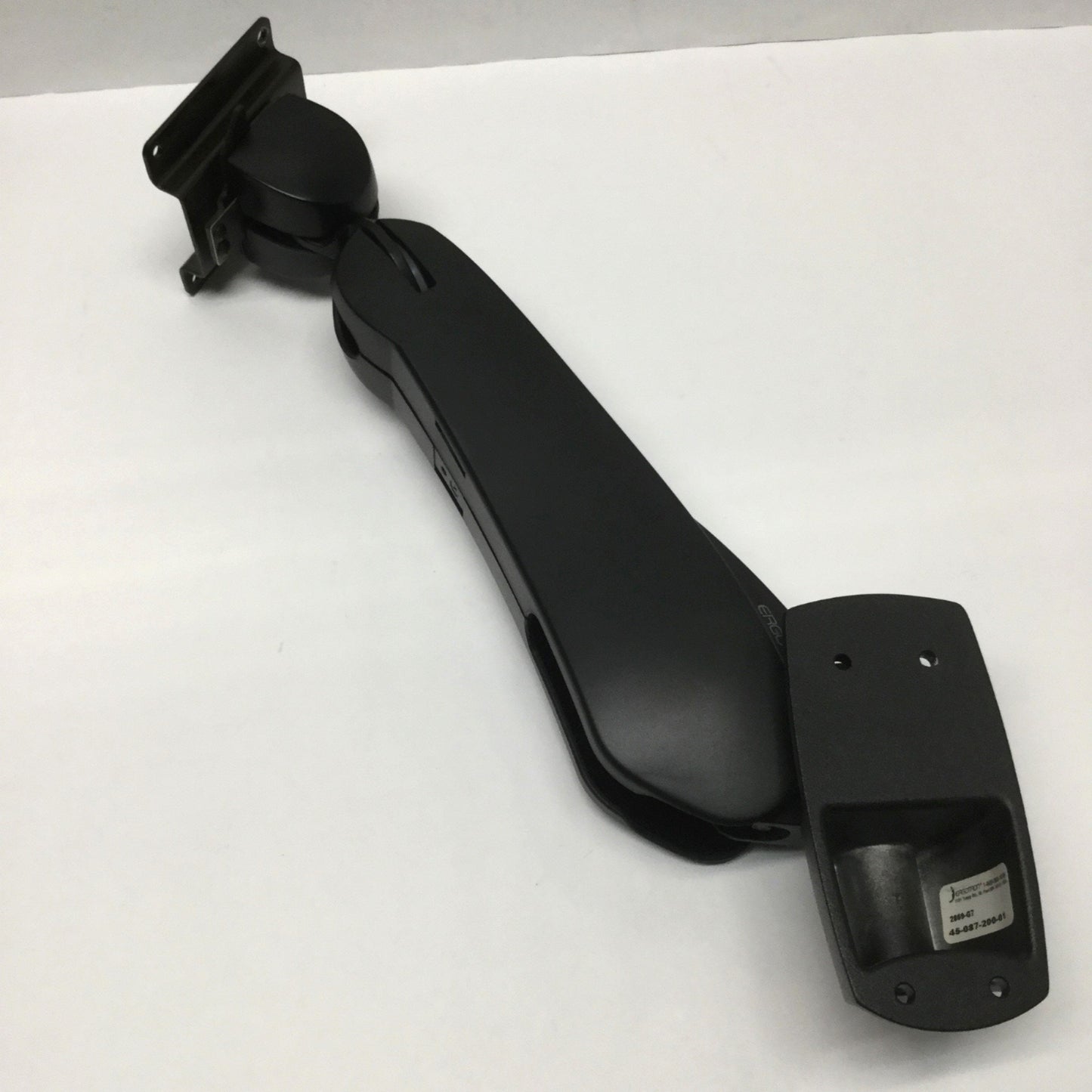 Used Ergotron 45-087-200-01 Flat Panel Monitor Vertical Wall Mount Arm, VESA 75mm