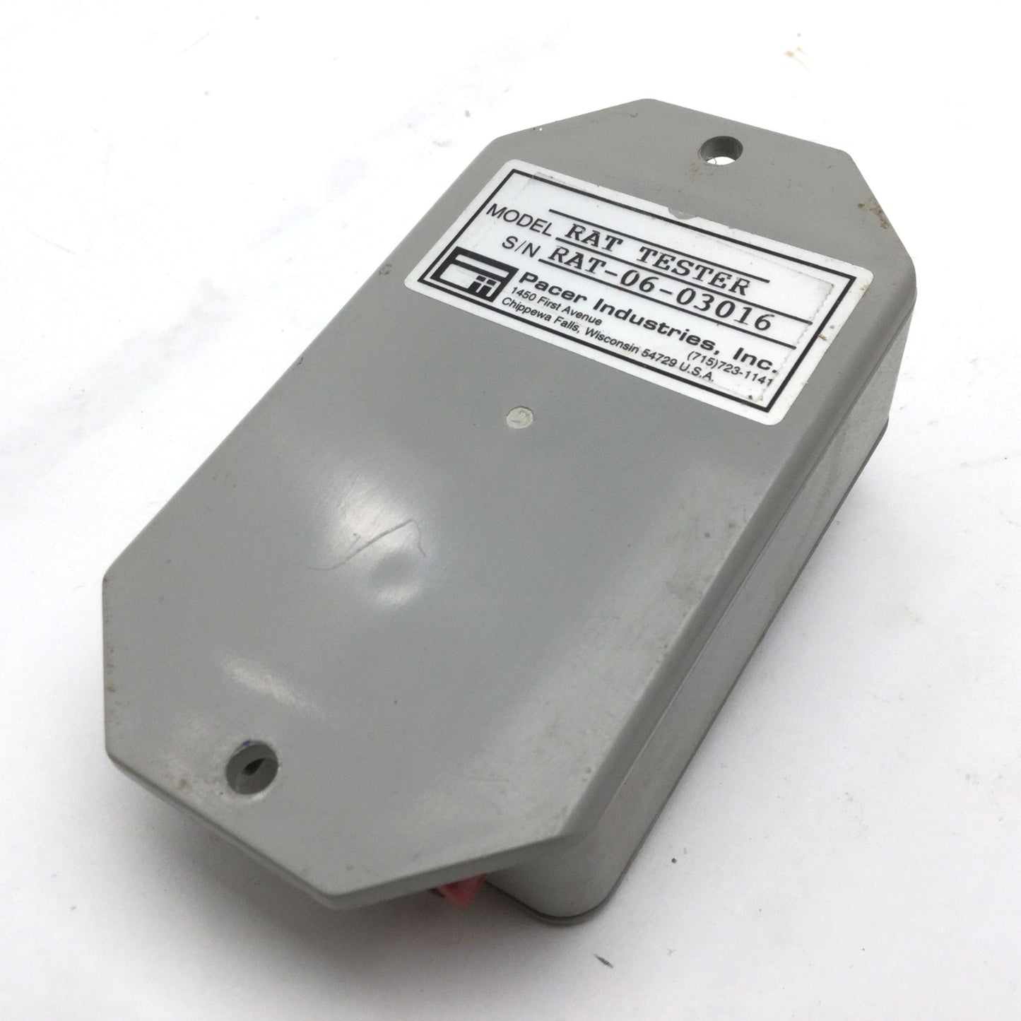 Used Pacer Industries Rat Tester, 2.5" x 3.25" x 1.125", With 9VDC Power Source