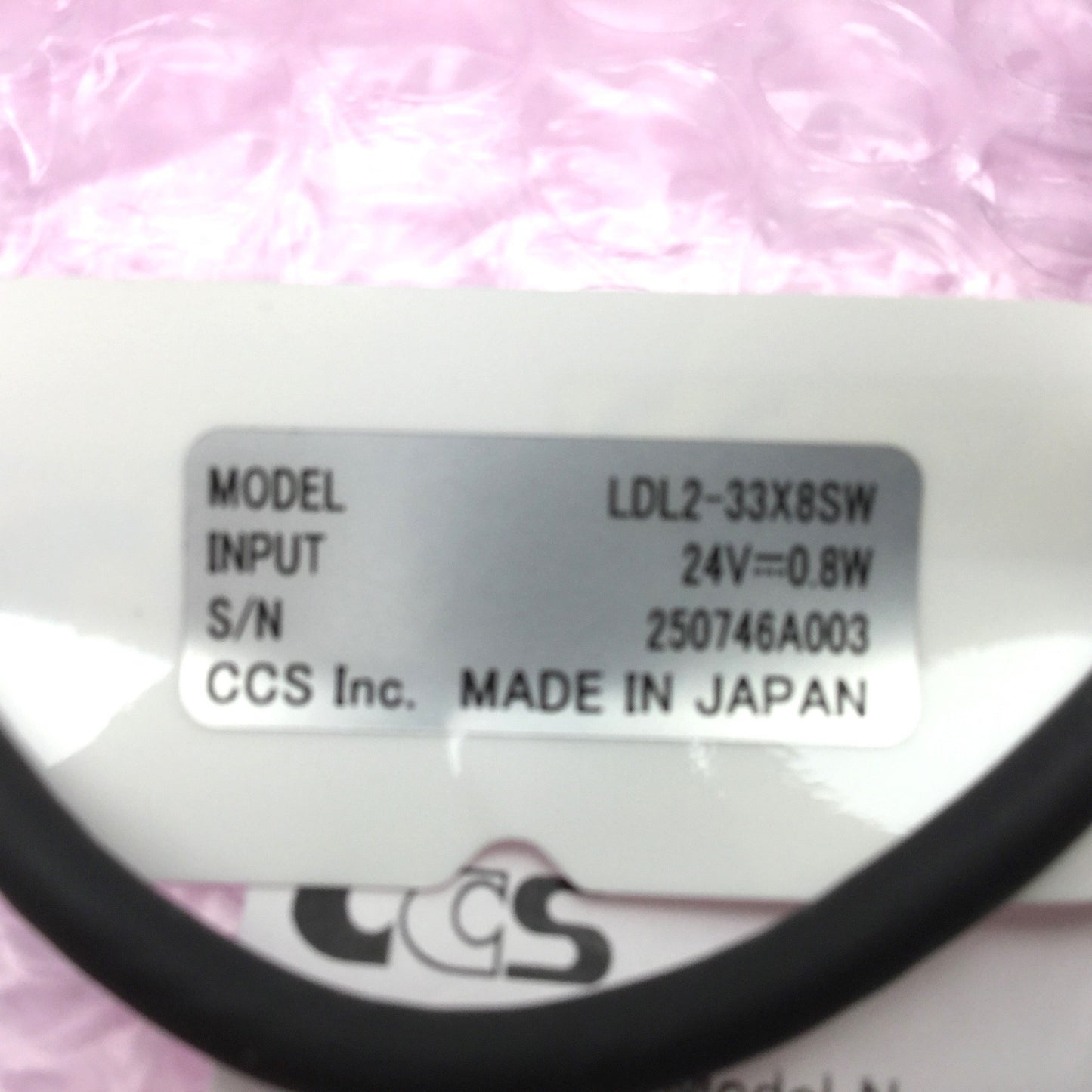 New CCS LDL2-33X8SW White LED Bar Light, 24VDC, 0.8W, Peak Wavelength 6,600K