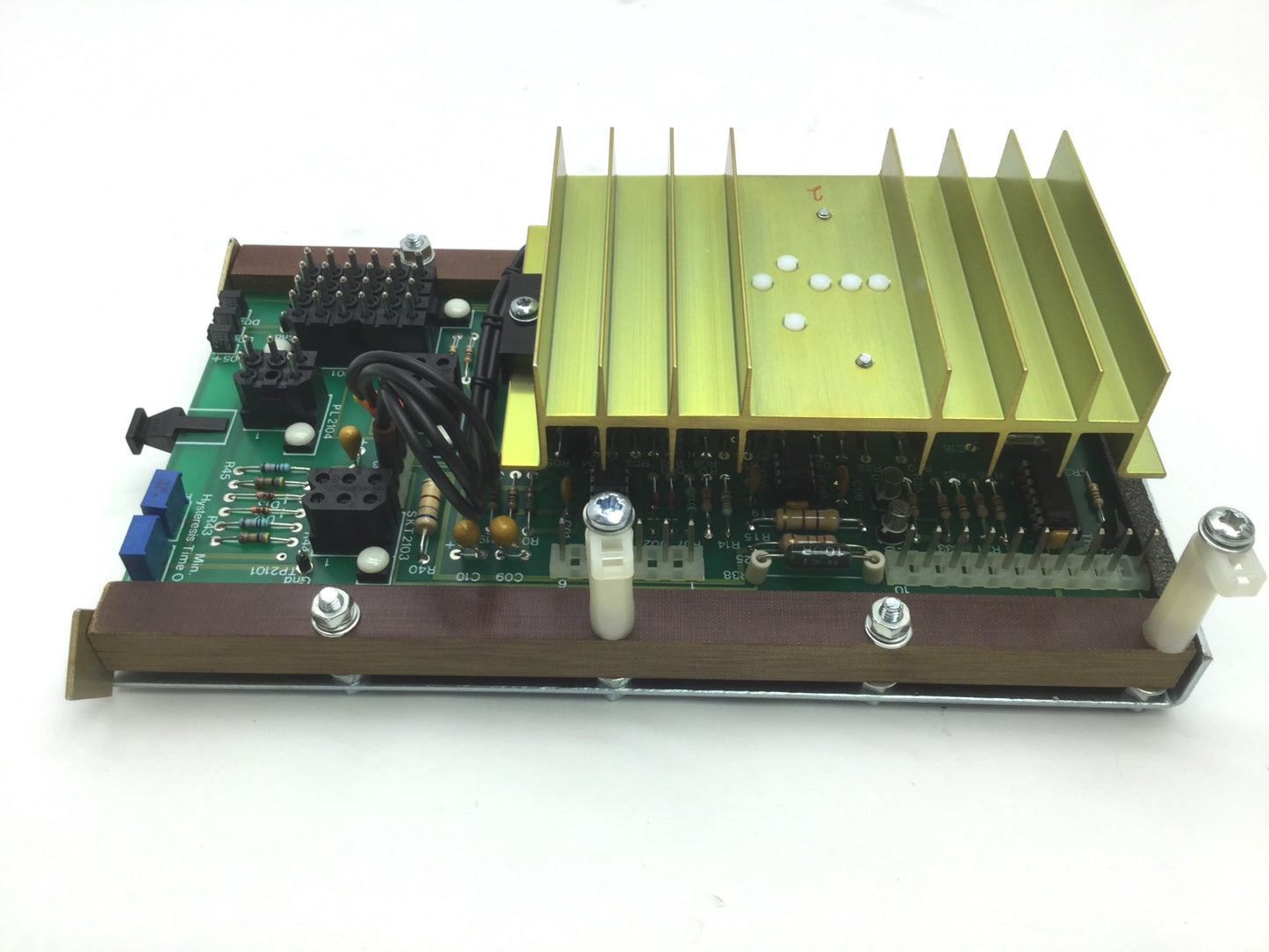 Used JK Lasers E8448831C Rev D Amplifier Card MS 150/330 Base Drive w/ Heatsink