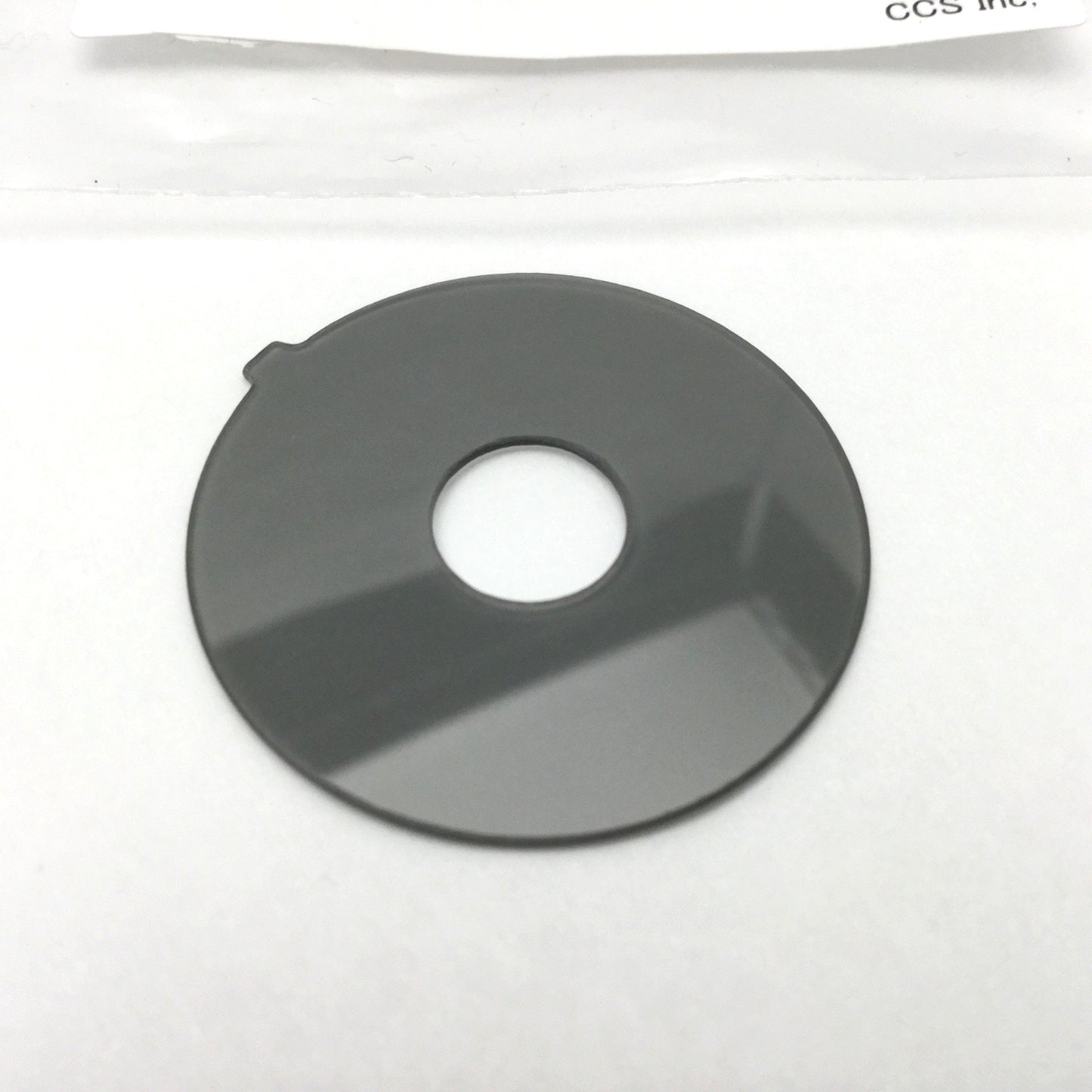 Used CCS PL-LDR-32 Ring Type Polarizing Plate For LDR2-32 Series Ring Light, 32mm Dia