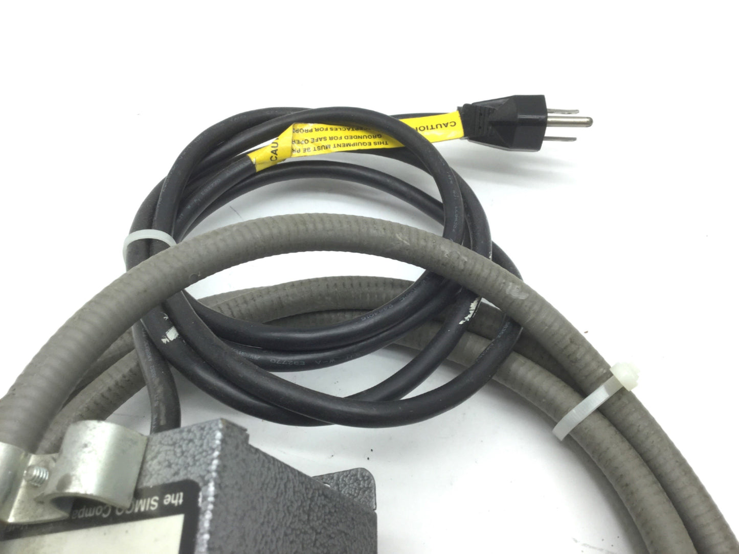 Used Simco 4000074 D 167Q Static Eliminator Power Unit In 115VAC Out 7kV & Air Gun