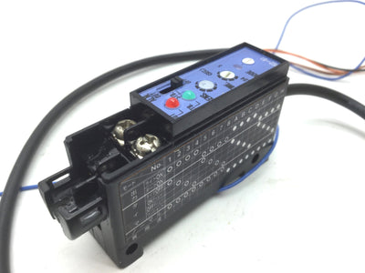 Used Keyence PS2-61 Amplifier Unit NPN DC Type Voltage: 12-24VDC Light/Dark On