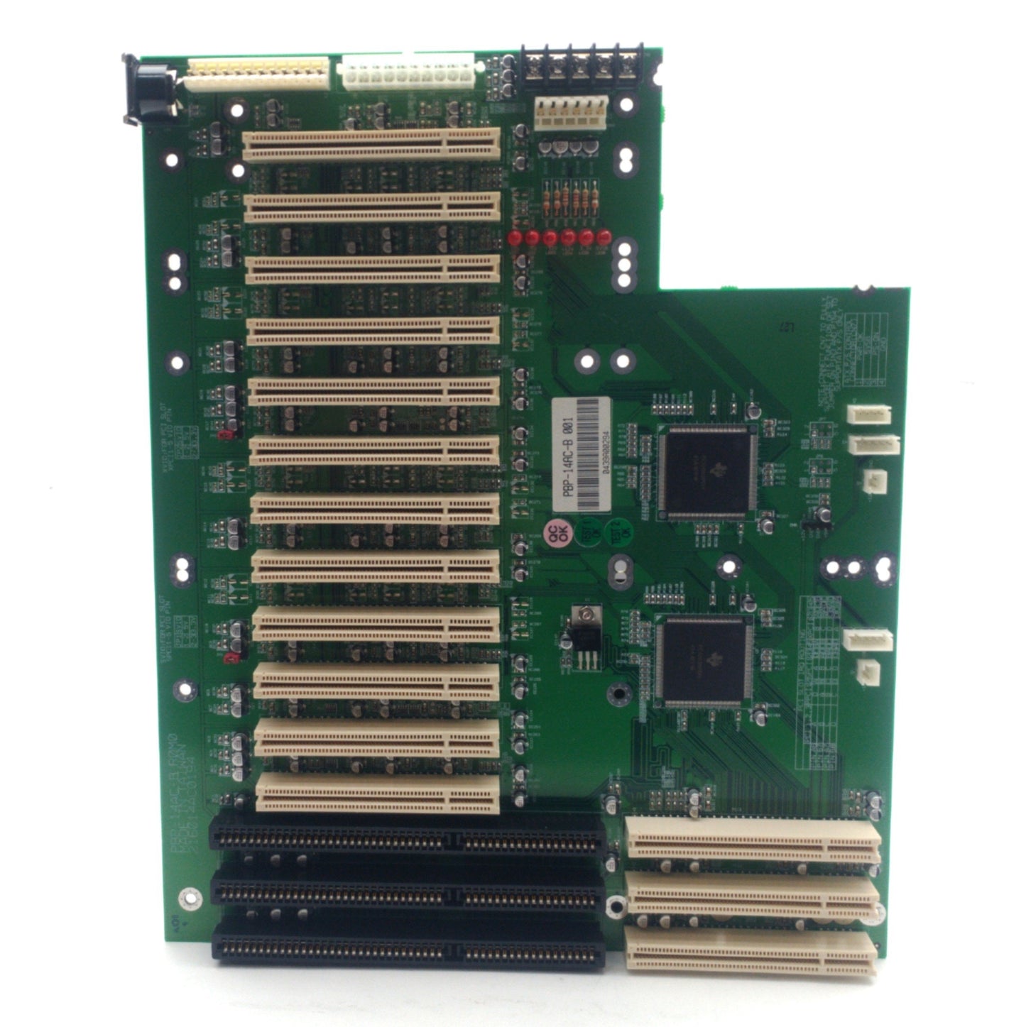 Used Portwell PBP-14AC-B Computer Backplane, AT/ATX, 3x PCI-ISA, 12x PCI, PICMG 1.0