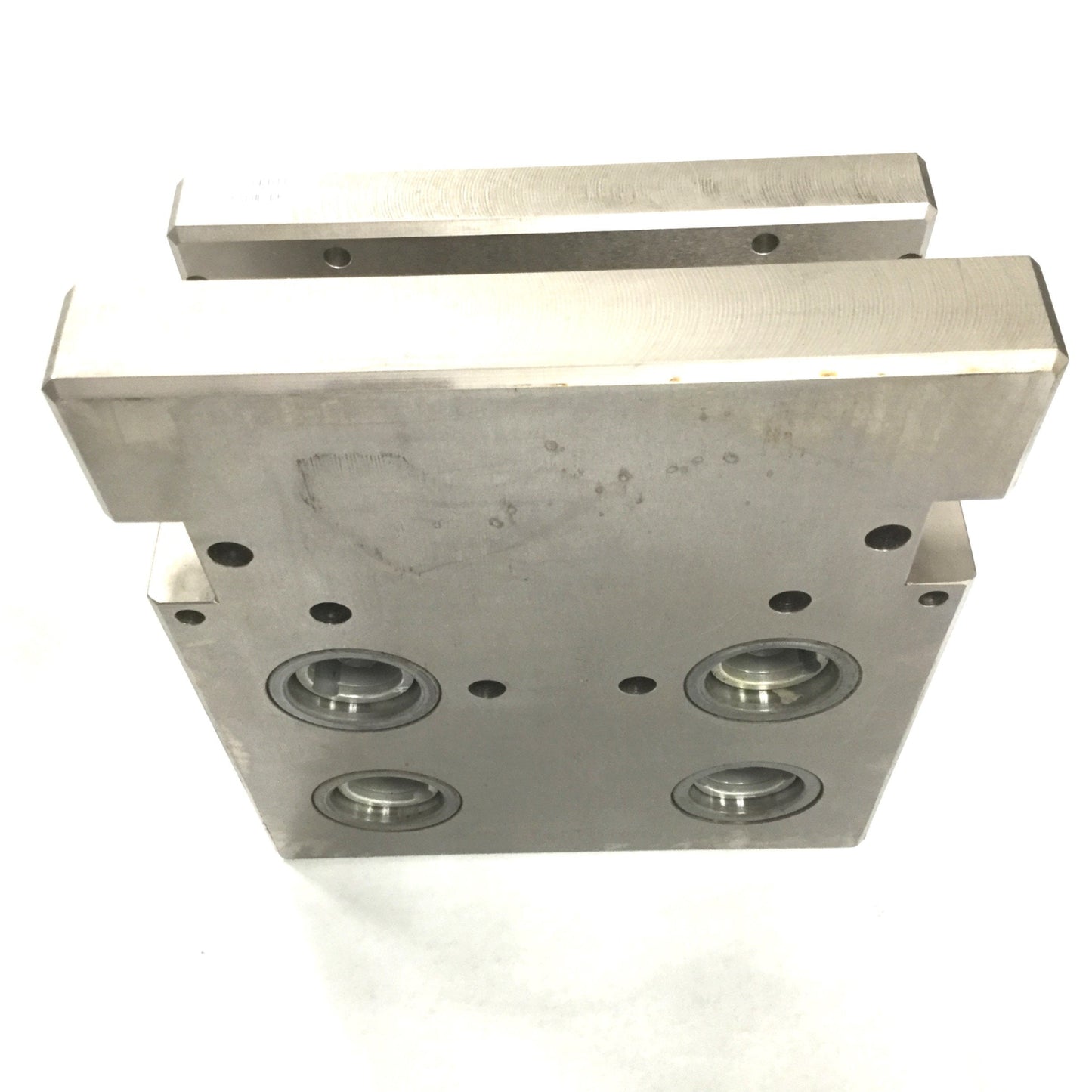 Used Ball Bearing Die Press Set Table 6.625" x 3.75", Throat 2.375", 9.75"x8"x4.75"