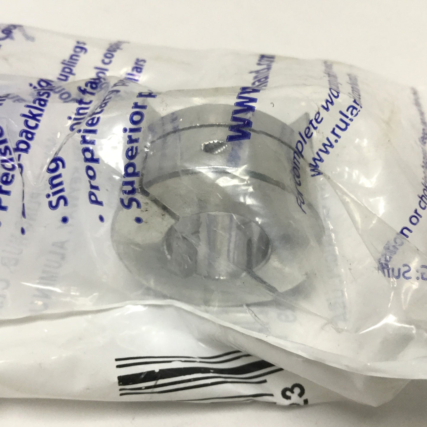 New Ruland MJCC33-16-A Jaw Shaft Coupling Clamp Hub, Aluminum, 16mm Bore, Keyway