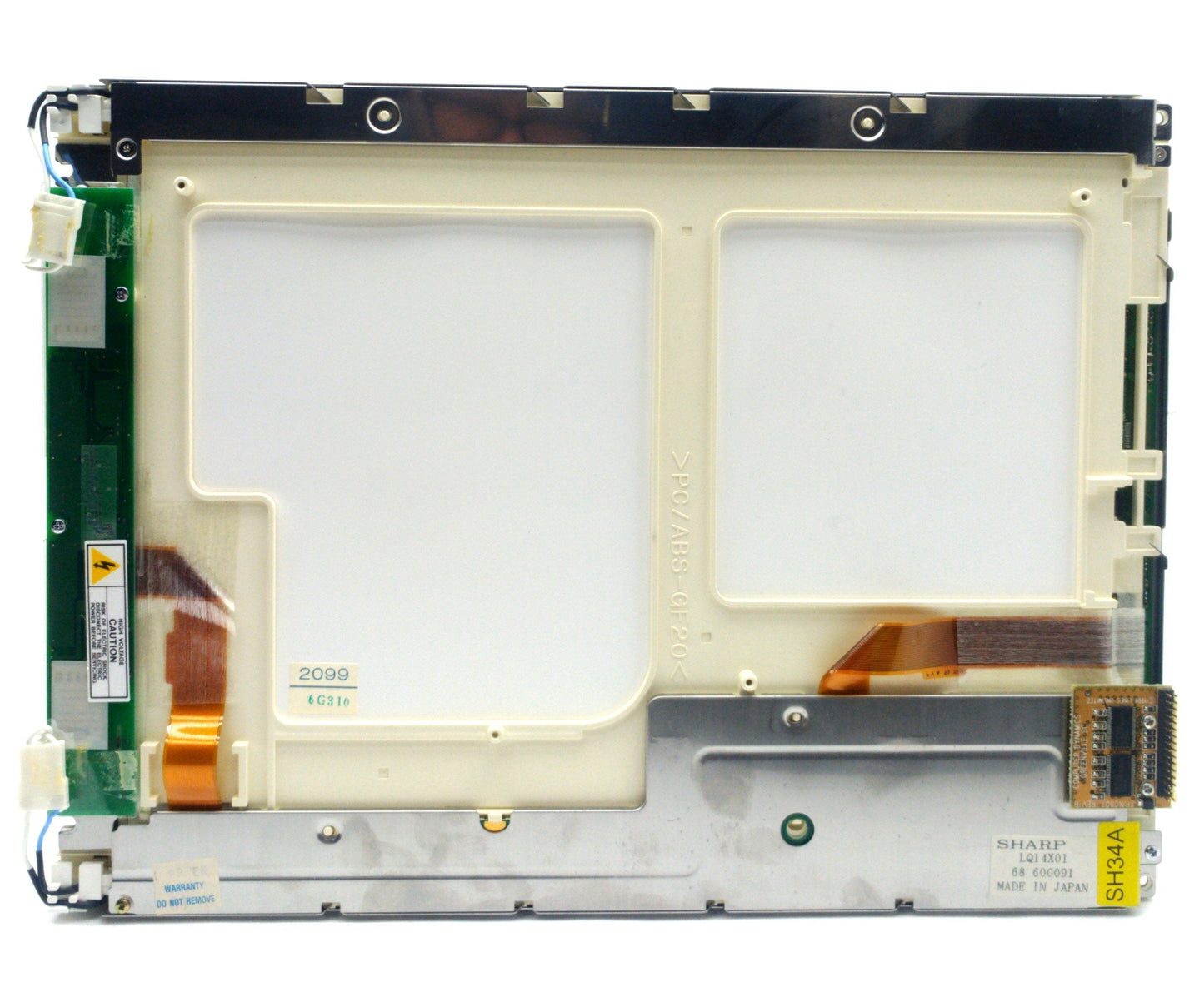 Used Sharp LQ14X01 TFT-LCD Replacement Screen 13.8" 1024 x 768px 4:3 330 x 242 x 16mm