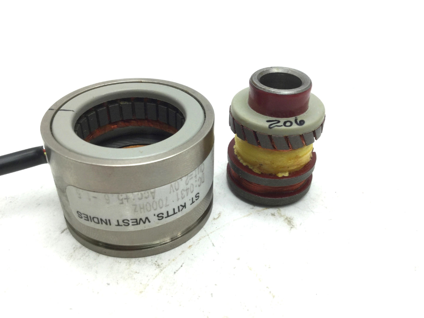 Used Harowe Harosyn 15BRCX-500-J23 Steel Frameless Brushless Resolver Bore: 3/8"