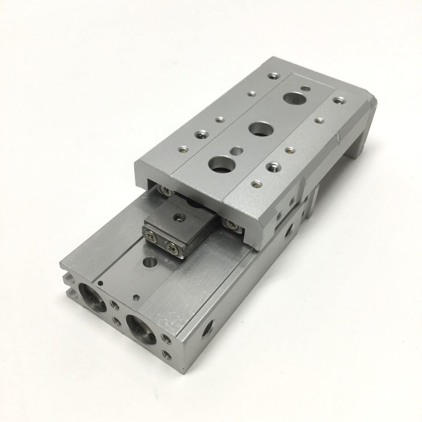 Used SMC MXS8-30 Air Slide Table Dual Rod Guided Cylinder, 8mm Bore, 30mm Stroke