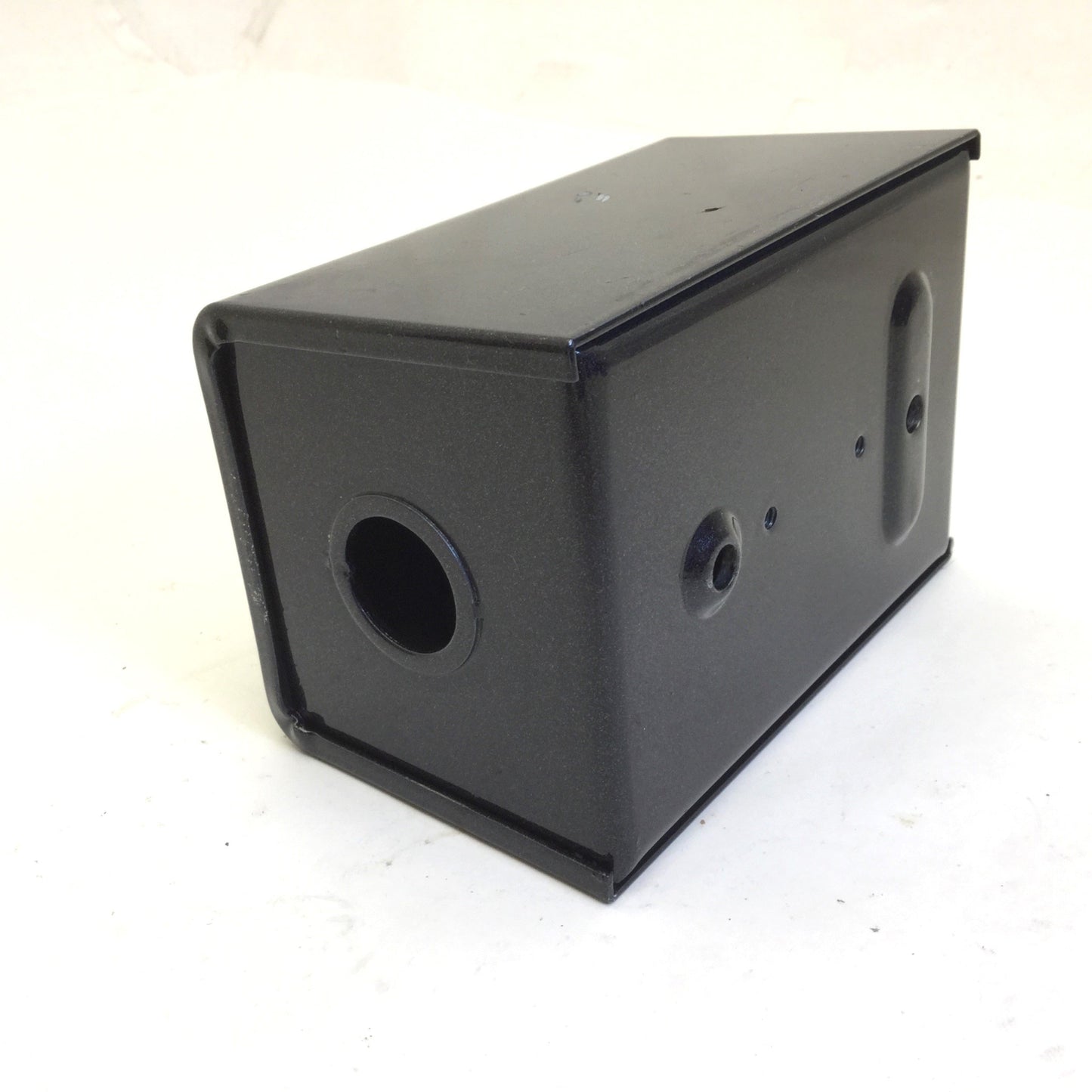 Used Allen-Bradley 800H-1HZ E-Stop Enclosure, Black, Series L, Has Holes