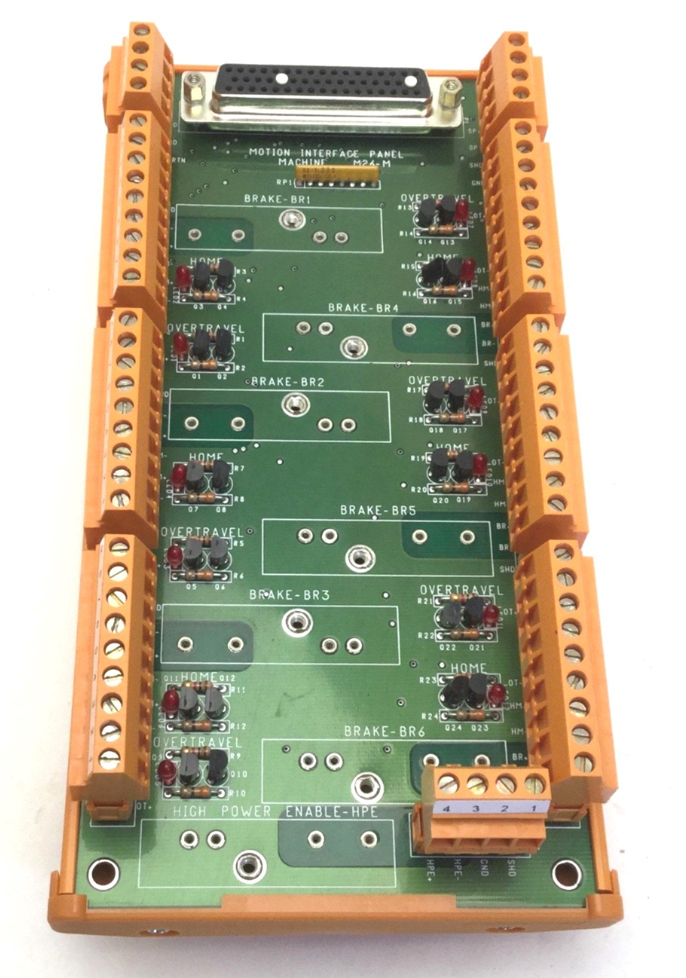 Used Adept 995909/67 30330-12460 MP6-M Machine Motion Interface Panel