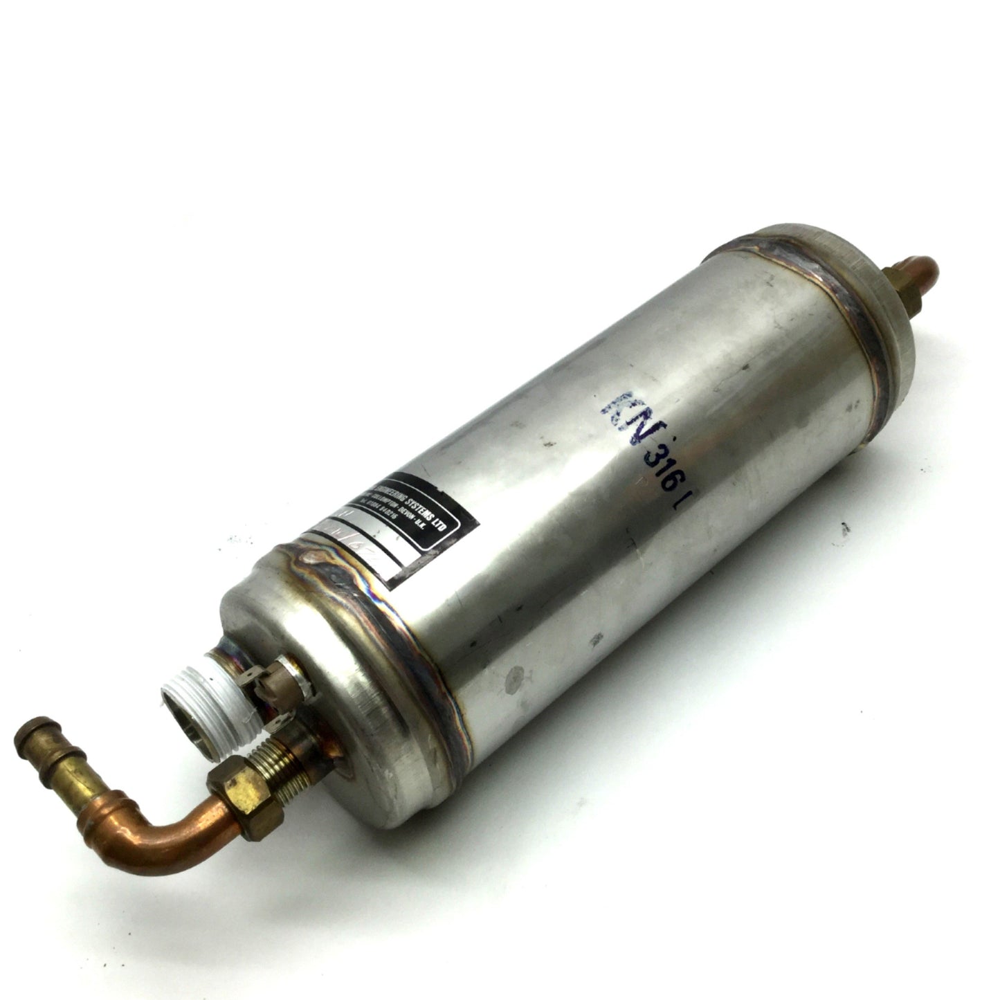 Used Thermal Engineering K/S Heat Exchanger SS 316 L 50-185C