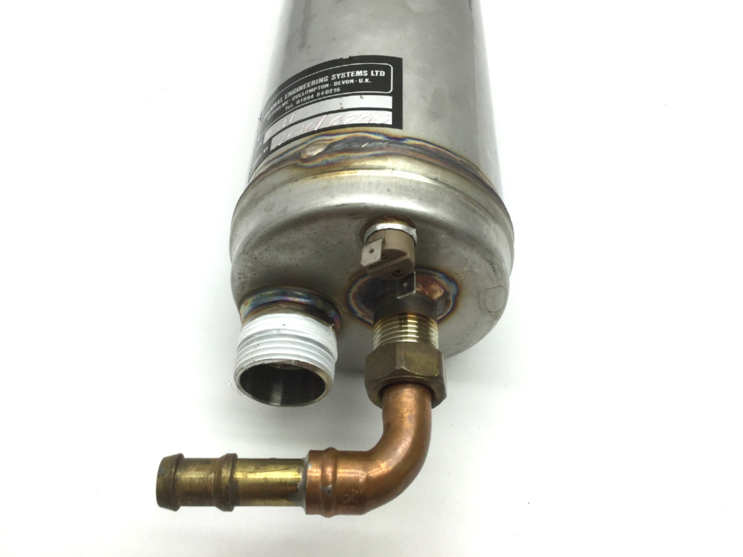 Used Thermal Engineering K/S Heat Exchanger SS 316 L 50-185C