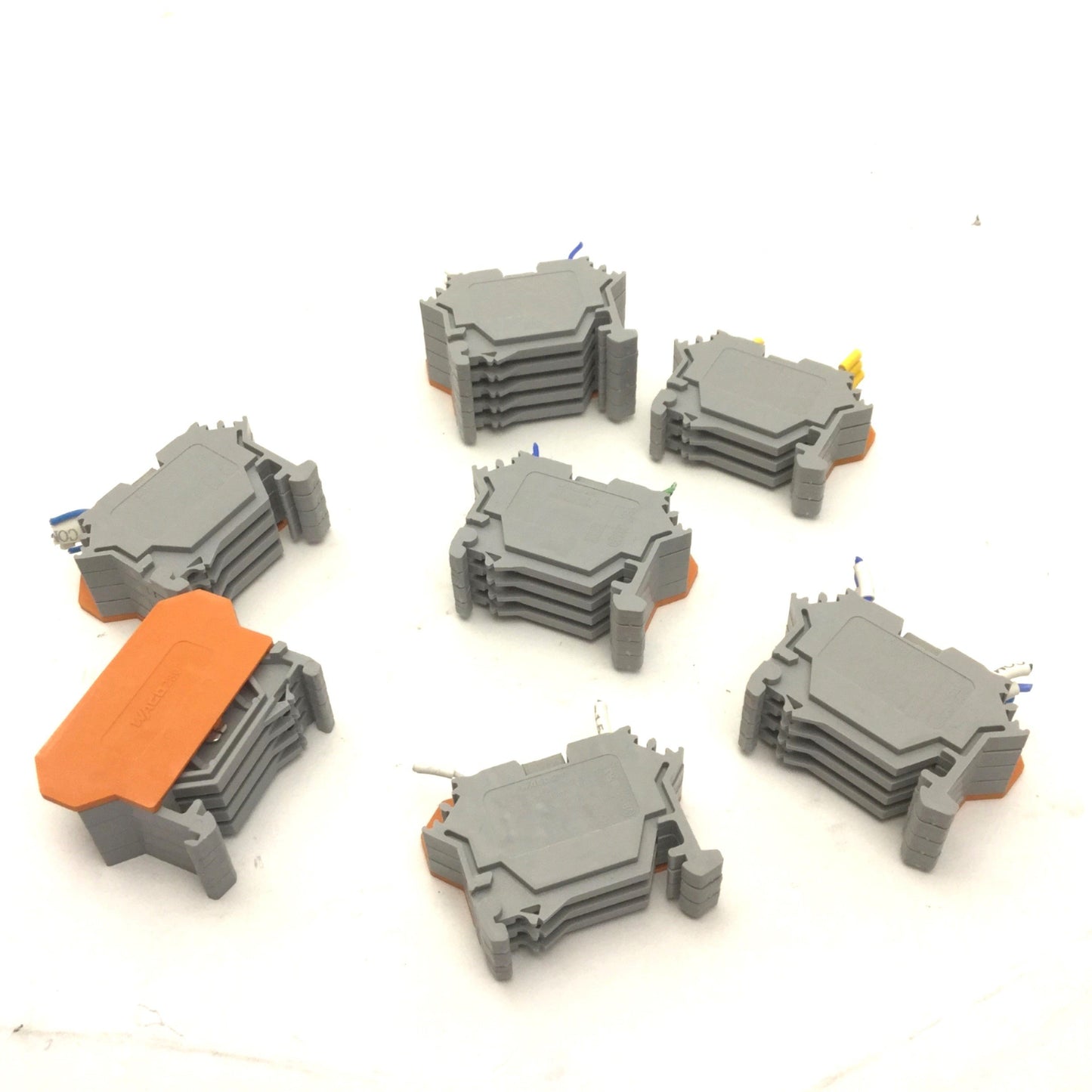 Used Lot of 27 Wago 280 IEC 60947-7-1 Terminal Blocks, 800V 2,5mm², 28-12 AWG