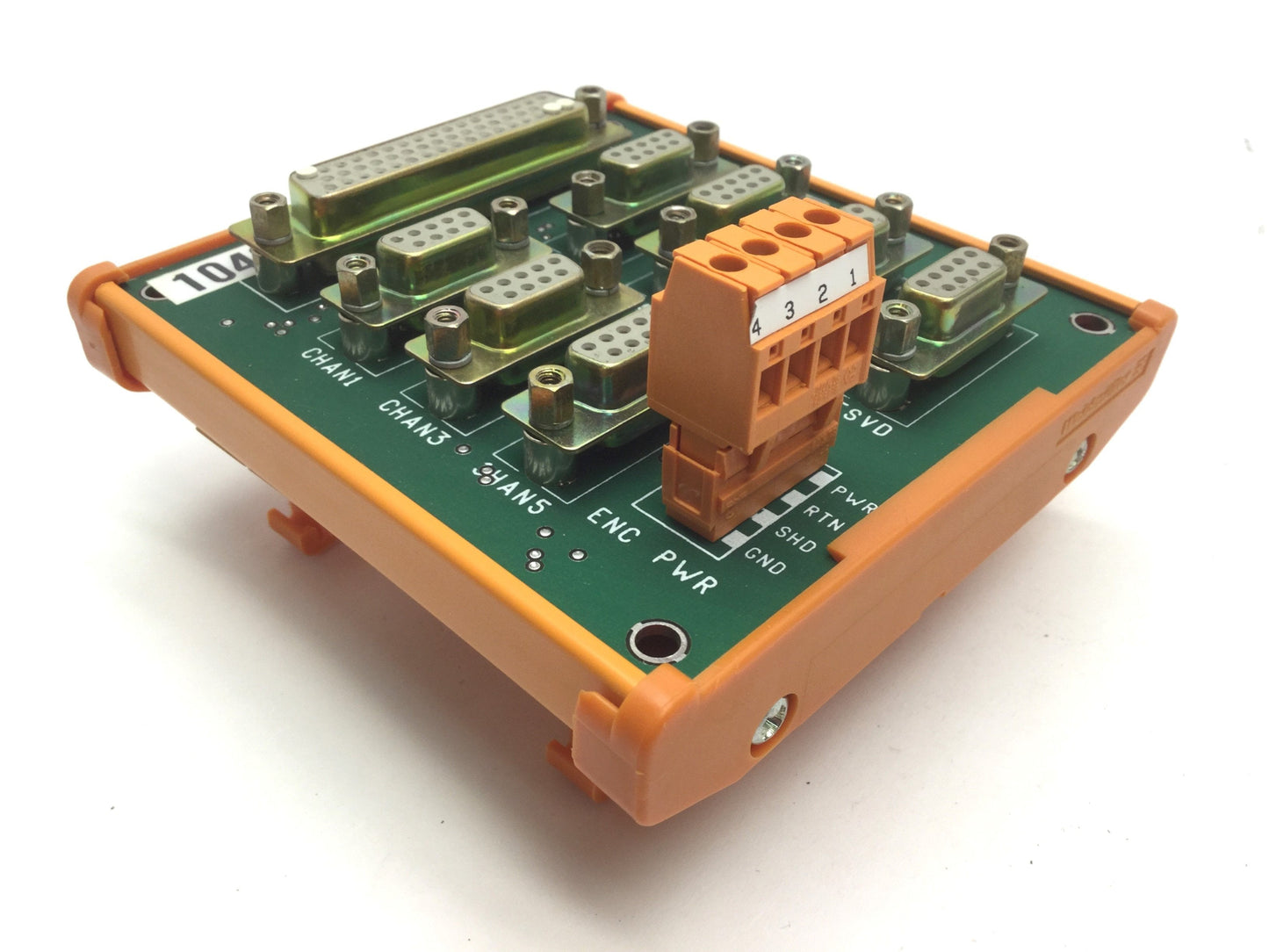 Used Adept MP6-E 30330-12450 Motion Interface Panel, 6 Channels Din Rail Mount