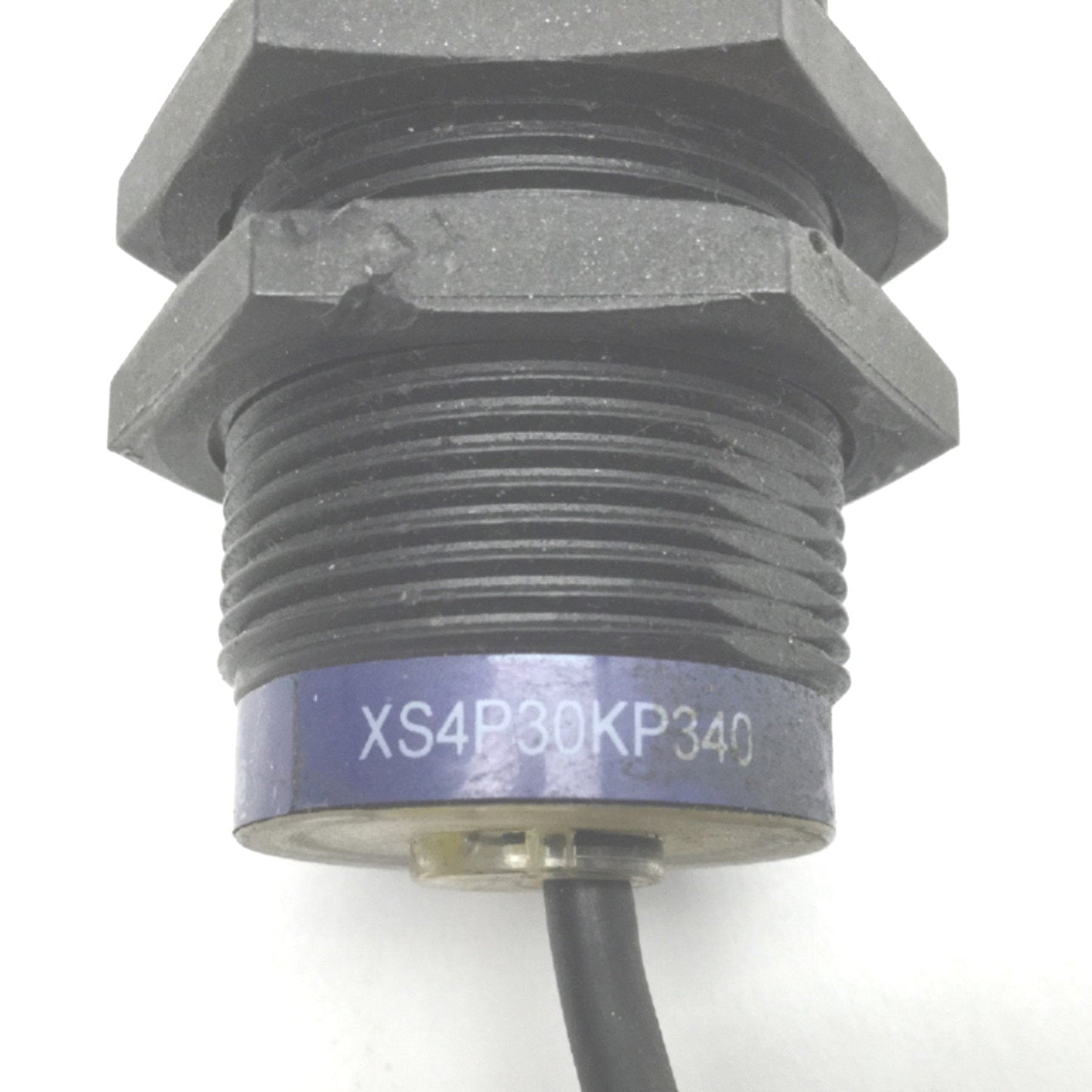 Used Telemecanique XS4P30KP340 Inductive Proximity Sensor 12-24VDC, PNP/NPN, M30, 4Ft