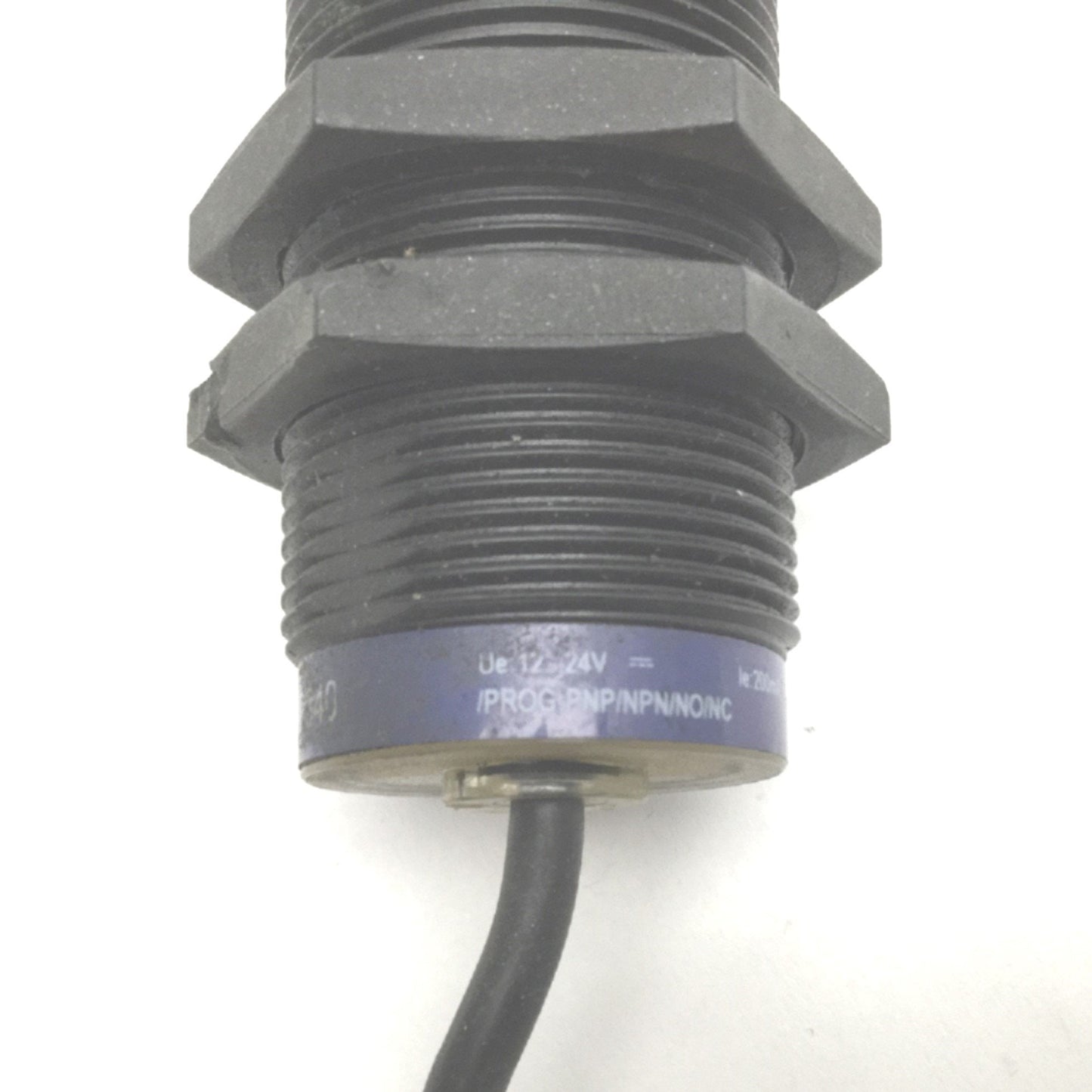 Used Telemecanique XS4P30KP340 Inductive Proximity Sensor 12-24VDC, PNP/NPN, M30, 4Ft