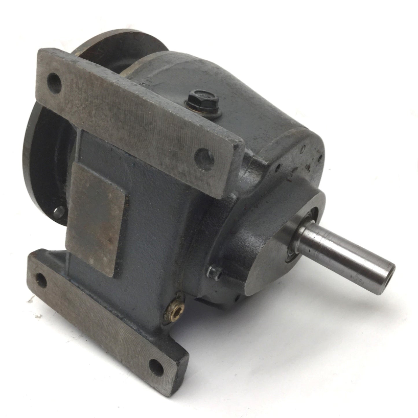 Used IPTS HQD-A-56C Helical Gear Speed Reducer, Ratio: 21.420:1, *Bushing Is Stuck*