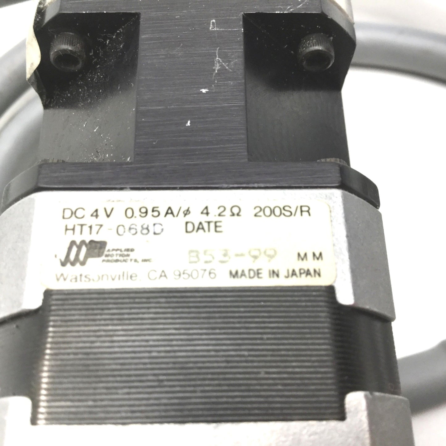 Used Applied Motion 17PL0100 Planetary Gearhead HT17-068D Motor E2-500-197-IH Encoder