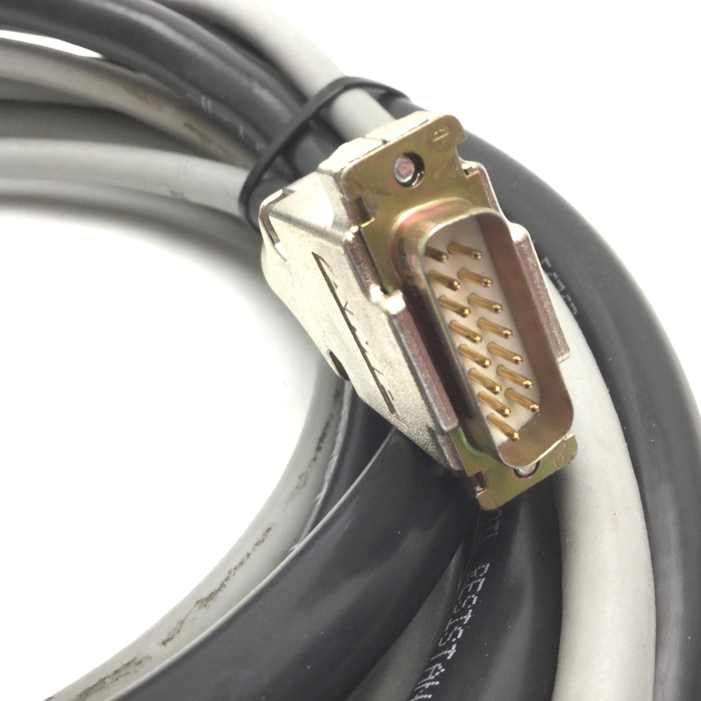 Used Parker CM161AE-00611 Compumotor Servo Motor 170V, 2.1A, 1/4" Shaft, w/Cables