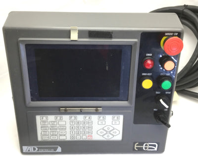 Used Kawasaki AD Controller Operator Panel w/Cable 9" Screen, 3.5" FDD For A50F/JS-5