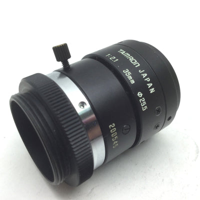 Used 200545 TAMRON JAPAN C-Mount LENS 1:2.1 35mm 25.5