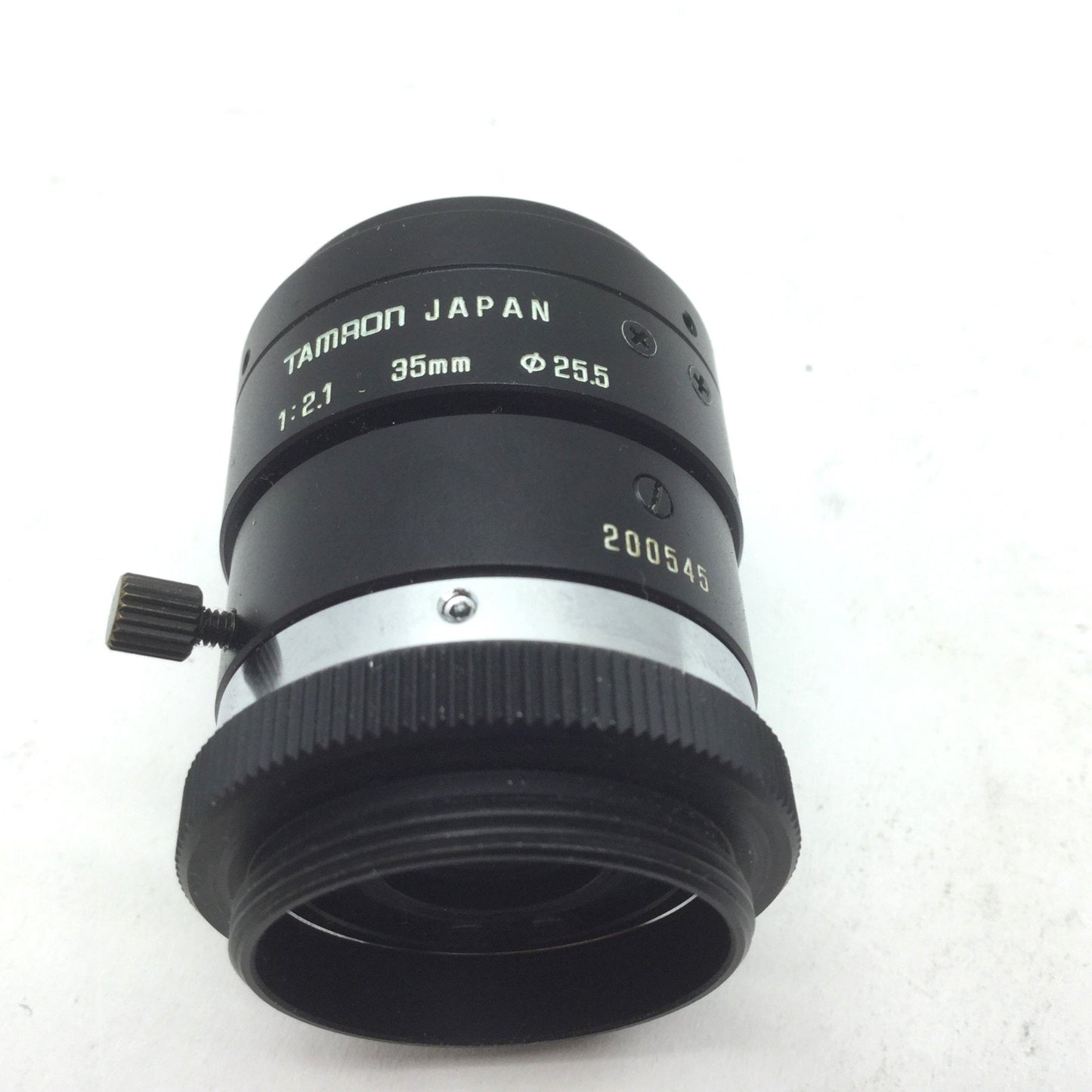 Used 200545 TAMRON JAPAN C-Mount LENS 1:2.1 35mm 25.5