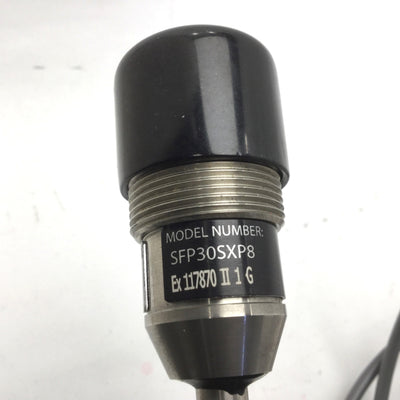 New Banner SFP30SXP8 Pico-Guard Fiber Optic Safety Point, 30mm SS Barrel, 8'