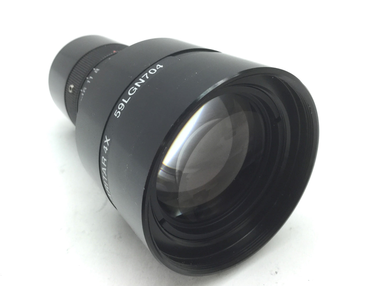 Used Melles Griot 59LGN704 Macro Invaritar Lens 4x F16-5.6, M25x0.75 C Mount