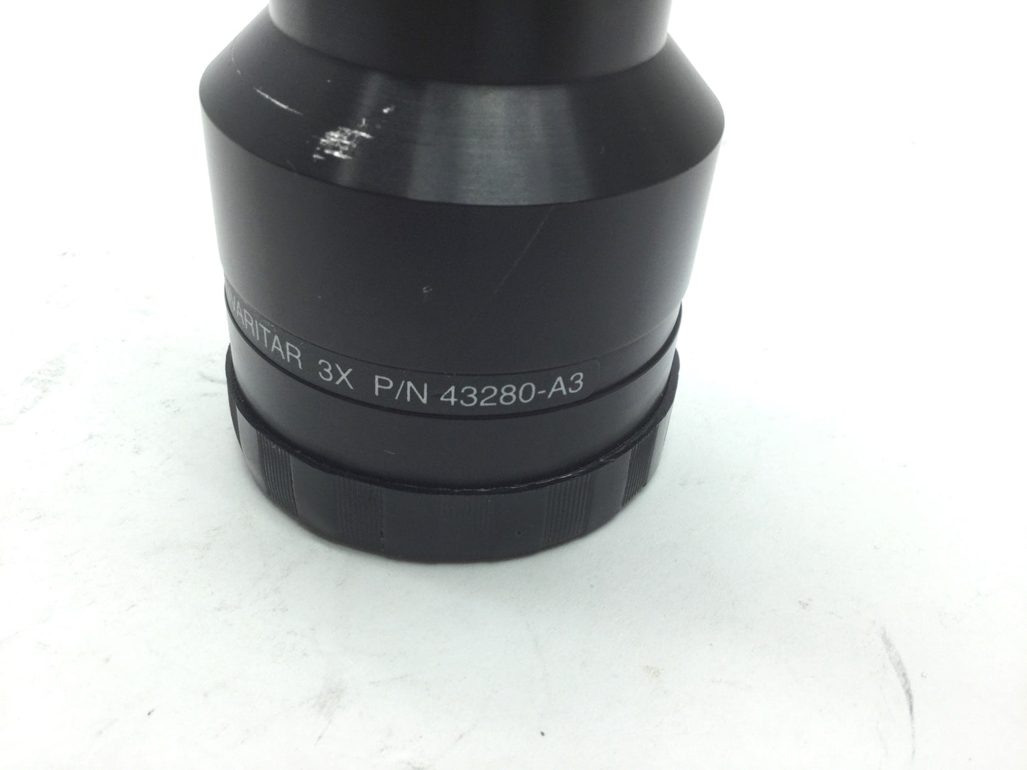 Used Melles Griot 43280-A3 Macro Invaritar Lens 3x F/5.6-16, Extension: 143mm C-Mount