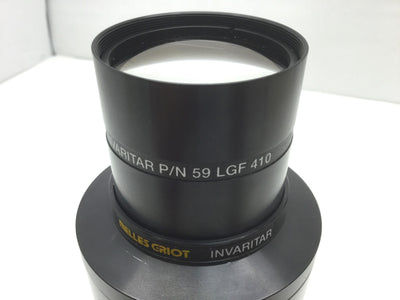 Used Melles Griot 59 LGF 410 Invaritar Camera Lens, ø54mm x 61mm, C Mount