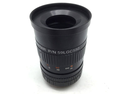 For parts or not working Melles Griot 59LGC550 Invaritar Machine Vision Lens 1-10m FL f/1.4-22 *Parts