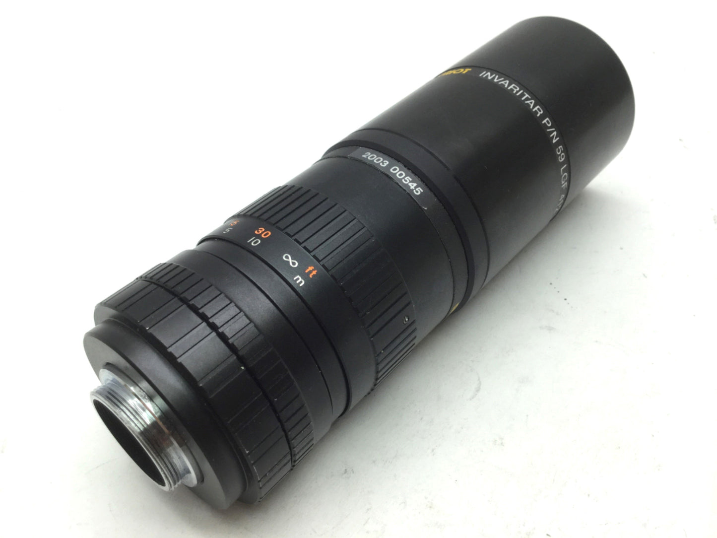 Used Melles Griot 59LGC550 Invaritar Machine Vision Lens 1-10m FL f/1.4-22 59LGF412