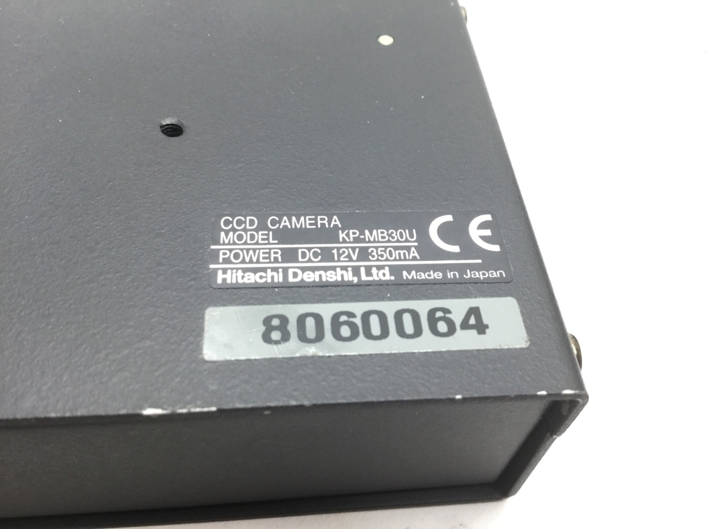 Used Hitachi Denshi KP-MB30U LTD CCD Camera Controller Voltage: 12VDC W/ Power Supply