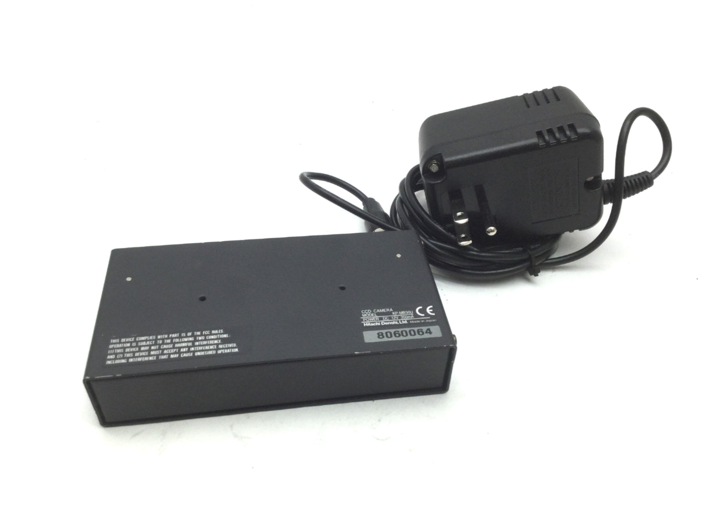 Used Hitachi Denshi KP-MB30U LTD CCD Camera Controller Voltage: 12VDC W/ Power Supply