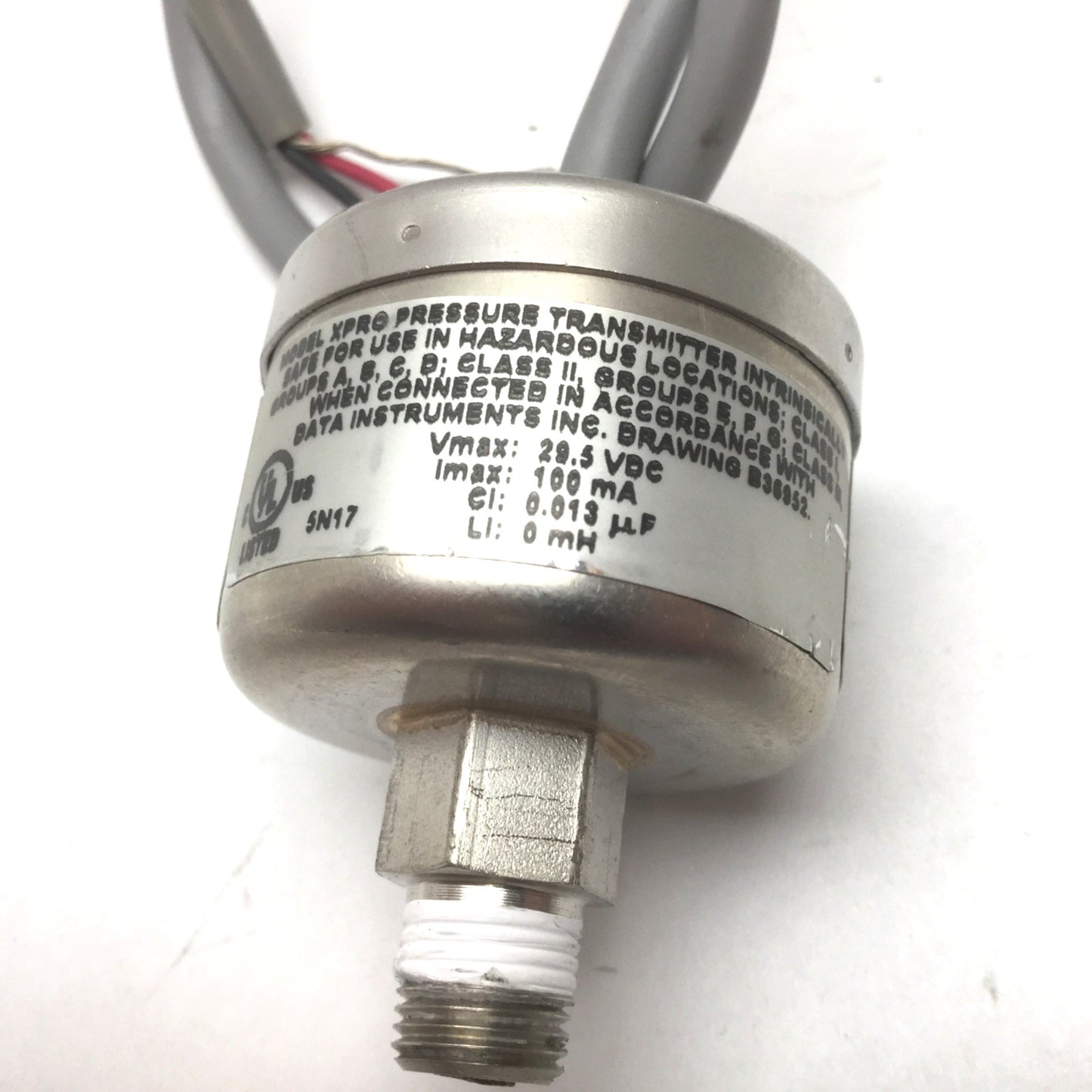 Used Honeywell 9307205 XPRO Pressure Transmitter Sensor, Range: 0-200psi, 1/8" NPT