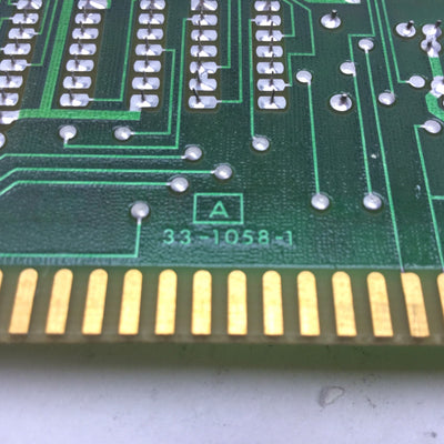 Used Barber Colman A 33-1058-1 Memory Circuit Board, See Pictures For Details