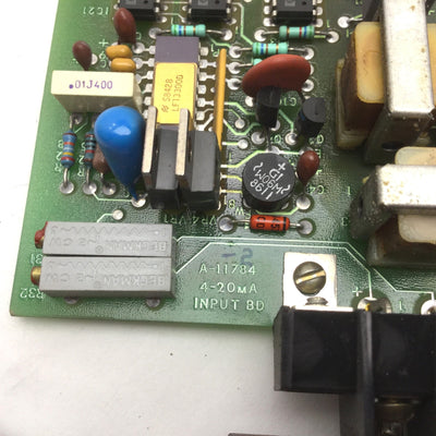 Used Barber Colman A-11784 Input Board Card, 4-20mA, 33-1107 See Pictures For Details