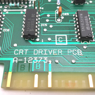Used Barber Colman A-12373 CRT Driver PCB Board, A-12381 000-0-00, 33-1291